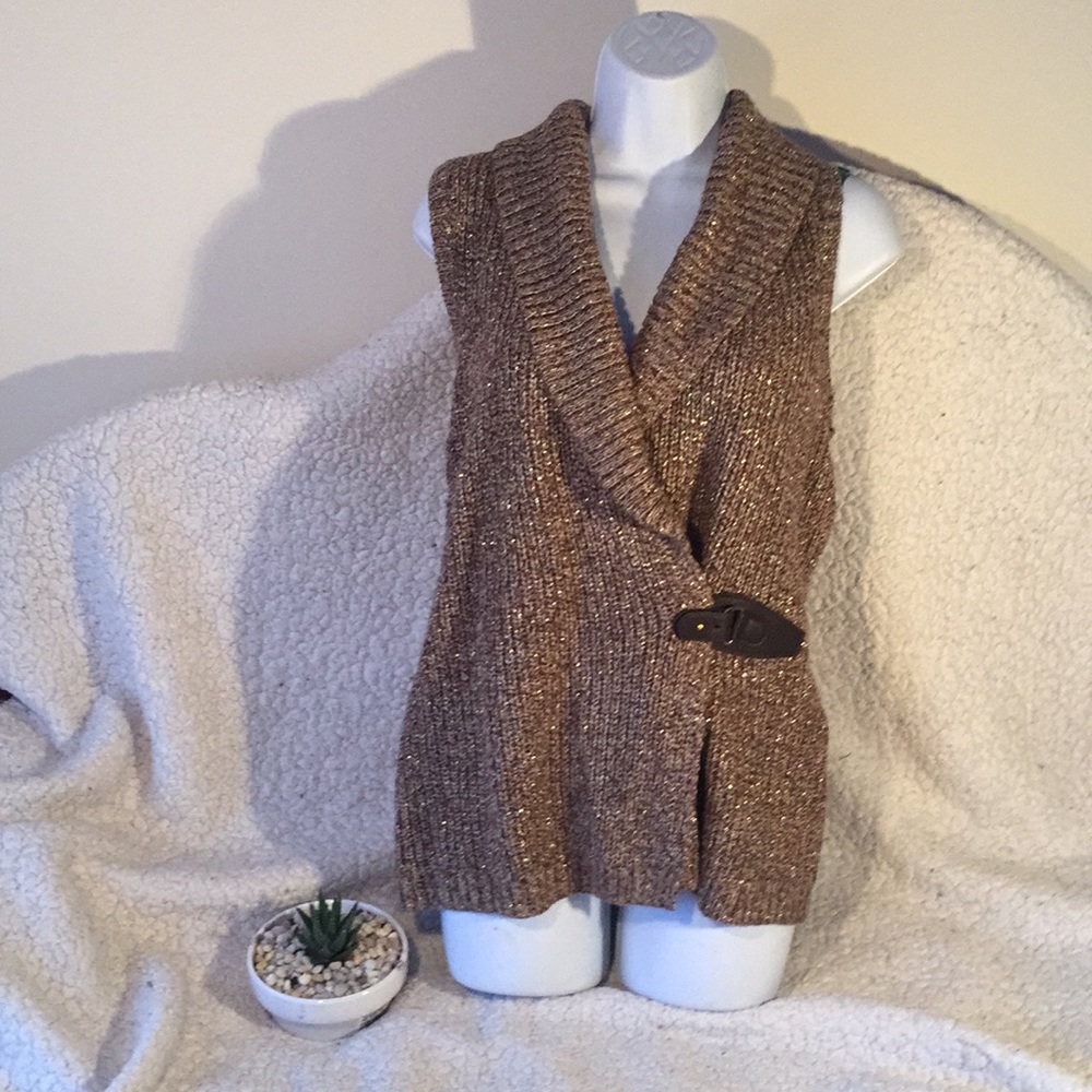 Buckled Vest Sweater